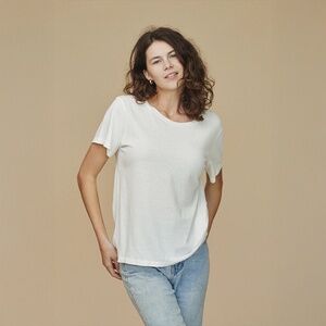 Jungmaven Ojai Tee - Washed White - XXL